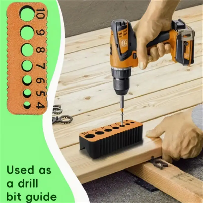 Drill Guide For 4/5/6/7/8/9/10mm Holes Drill Bit DIY Drill Jig Block Joints Tool Multifunctional Precision Accessory - Image 2