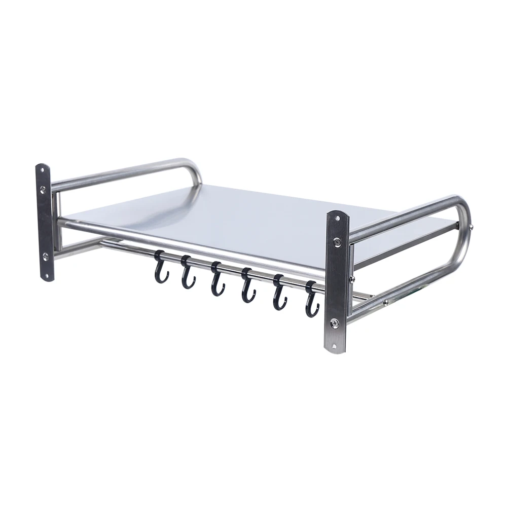Microwave Oven Rack Stainless Steel Microwave Oven Shelf Wall-Mounted Kitchen Shelf Kitchen Shelves Counter - Image 7