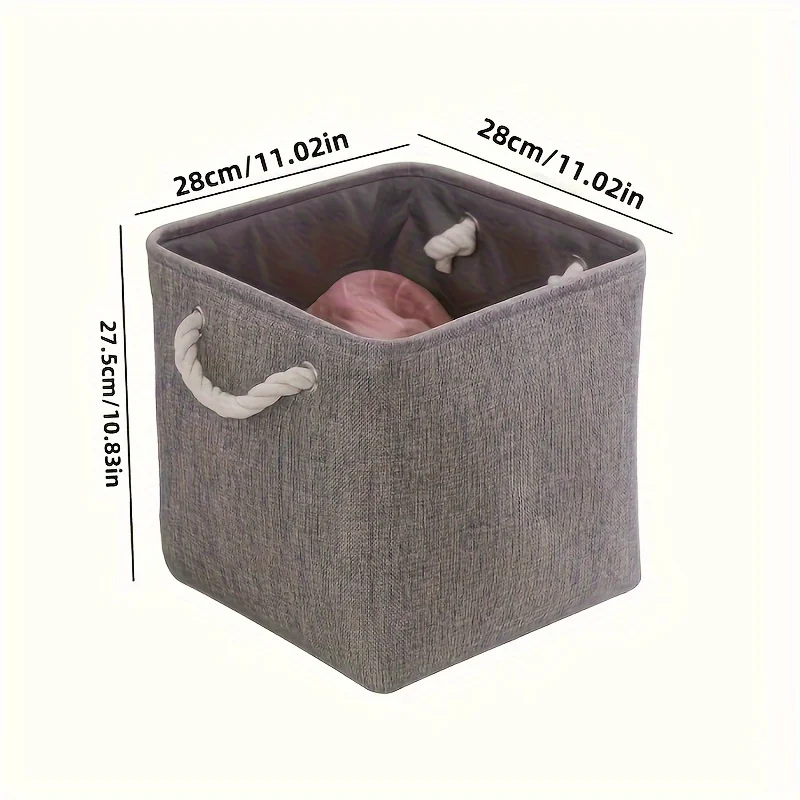 Portable fabric clothing storage box toy storage dust-proof clothing organization storage box finishing box - Image 2