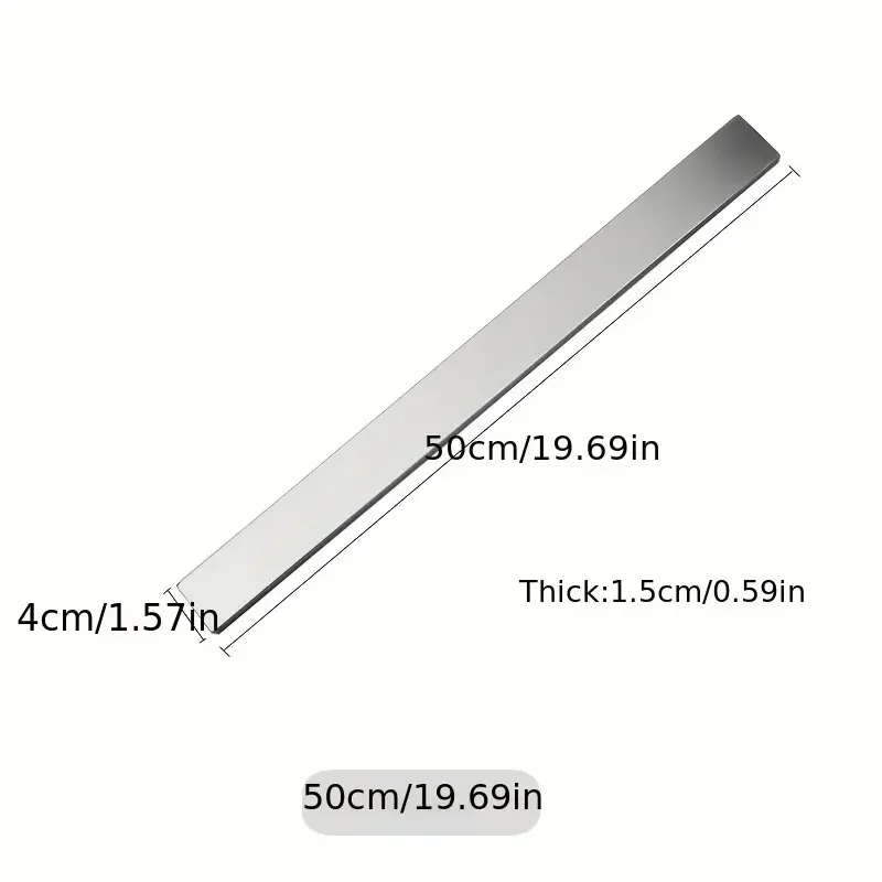 Professional Magnetic Strip Stainless Steel Magnetic Knife Holder Rack Kitchen Knife Shelf Bar 30 40 50 cm Kitchen Accessories - Image 9