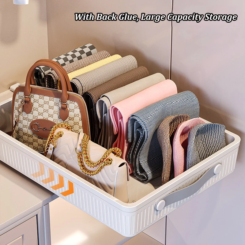 Kitchen Sliding Drawer with Slide Rail Cabinet Clothes Spice Dish Bowl Storage Rack Pull Out Cabinet Organizer Tray With Handle - Image 5