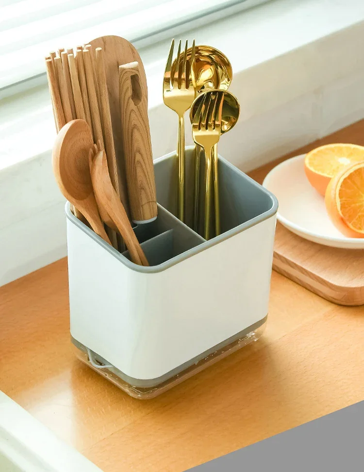 Kitchen Spoon Chopstick Storage Dish Drying Drain Basket Rack Box Drainer Cutlery Holder Shelf Organizer Home Accessories - Image 18