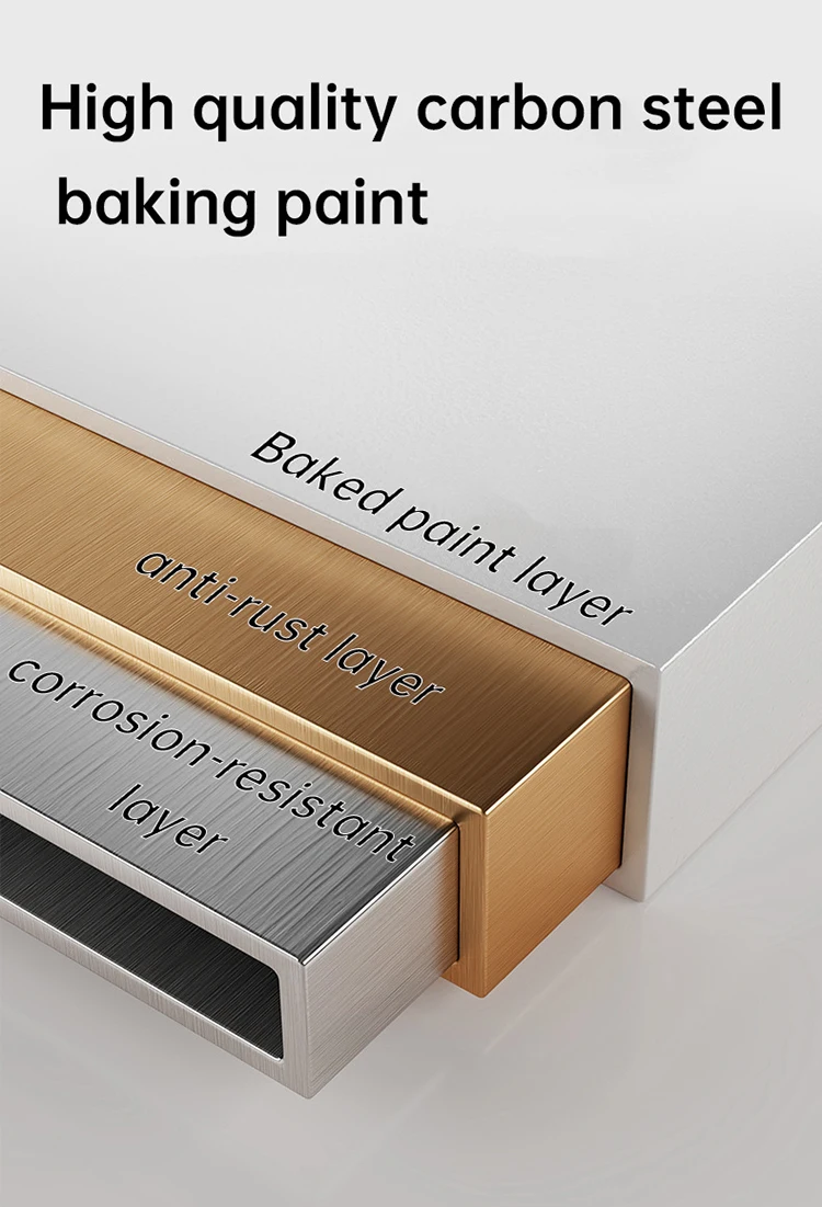 Kitchen Storage Box with Sliding Rail Pull-out Cabinet Storage Rack Spice Pantry Shelves Drawer Kitchen Organizer Basket - Image 14