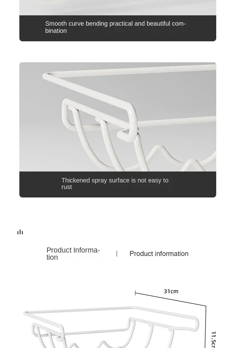 Creative Home Furnishing Accessories Beer Bottle Fridge Organizer Wine Display Shelf Holder Hook Refrigerator Storage Rack - Image 13