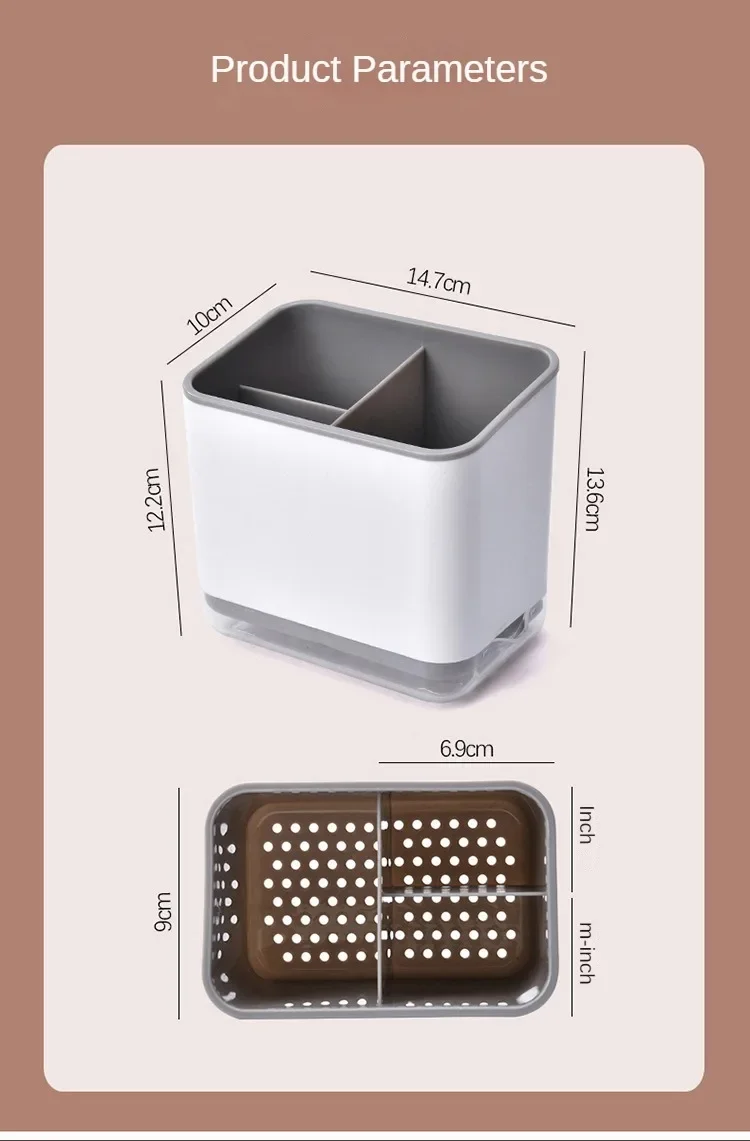 Kitchen Spoon Chopstick Storage Dish Drying Drain Basket Rack Box Drainer Cutlery Holder Shelf Organizer Home Accessories - Image 25