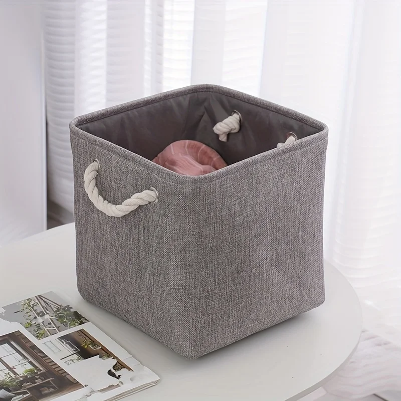Portable fabric clothing storage box toy storage dust-proof clothing organization storage box finishing box - Image 4