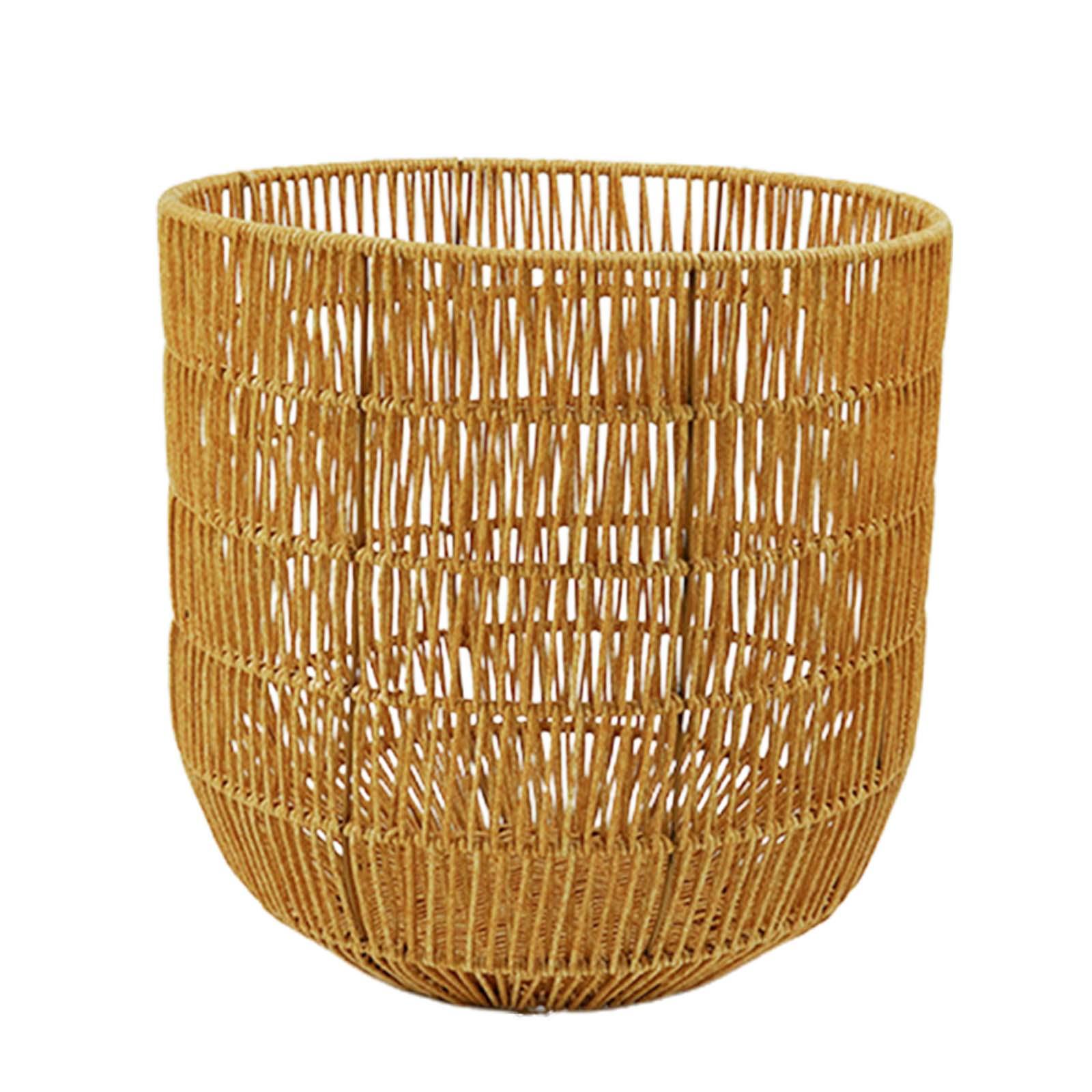 Laundry Basket Bins Toys Bin Clothes Storage Hamper with Handle Wicker Baskets for Home Bathroom Laundry Room Nursery Pillows - Image 13
