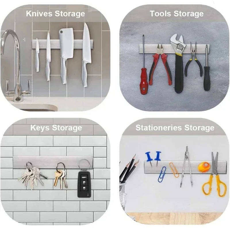 Professional Magnetic Strip Stainless Steel Magnetic Knife Holder Rack Kitchen Knife Shelf Bar 30 40 50 cm Kitchen Accessories - Image 14