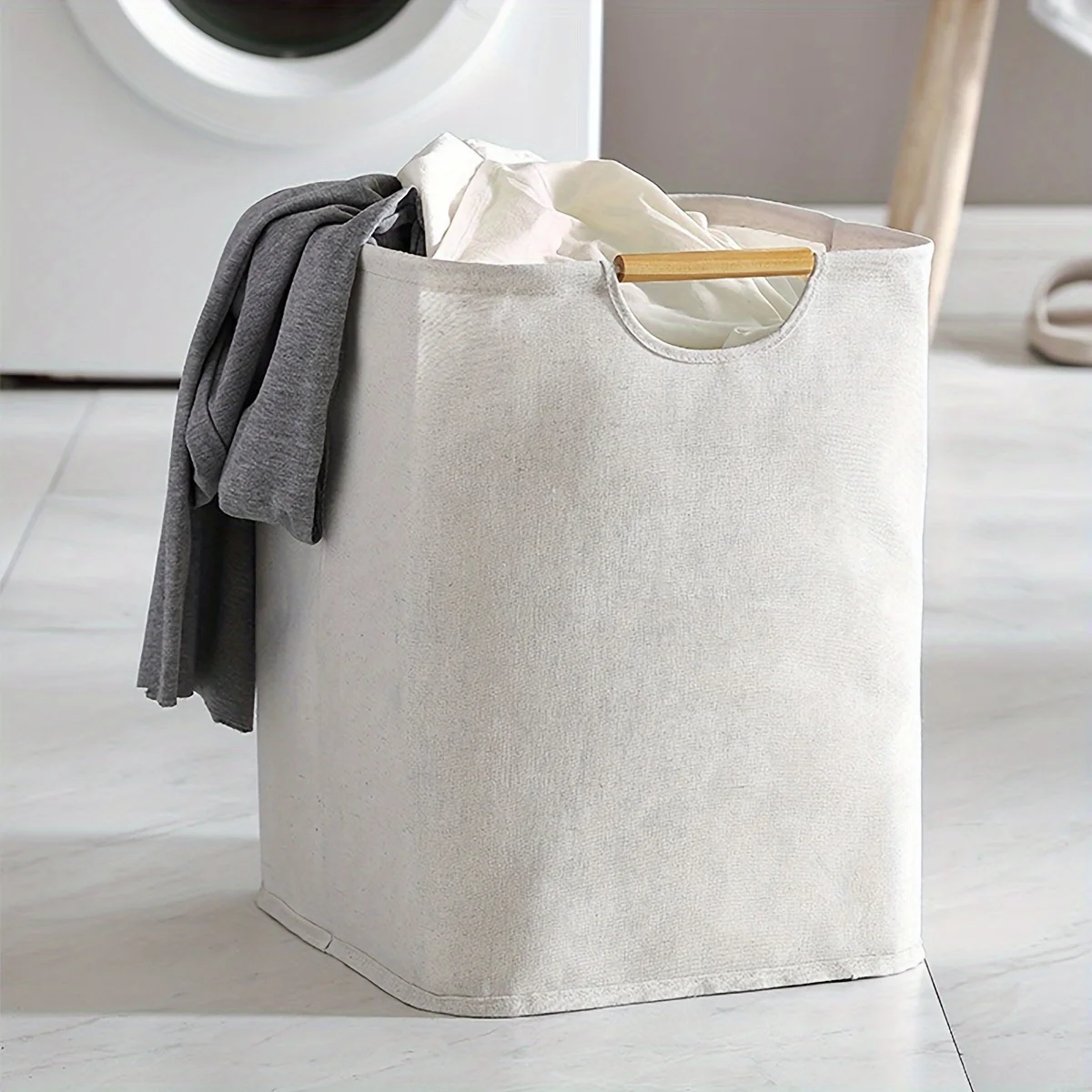 Large Collapsible Laundry Basket Standalone Laundry Hamper for Laundry Rooms Bedrooms Bathrooms And College Dorms Laundry Basket
