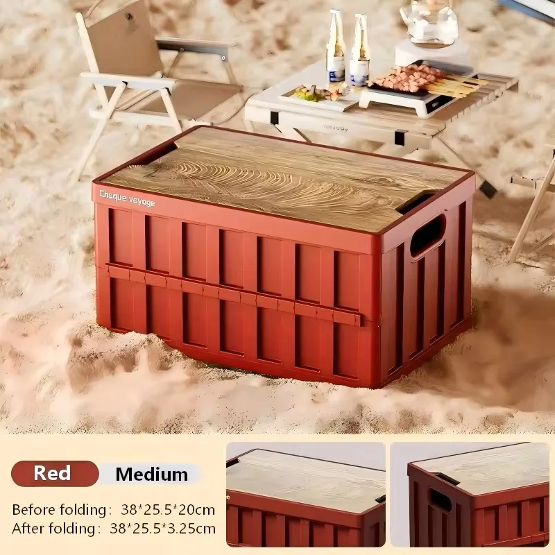 New Multi-Functional Outdoor Camping Picnic Party Storage Box Home Bedroom Organizing Folding Box Vehicle Trunk Moving Box - Image 10