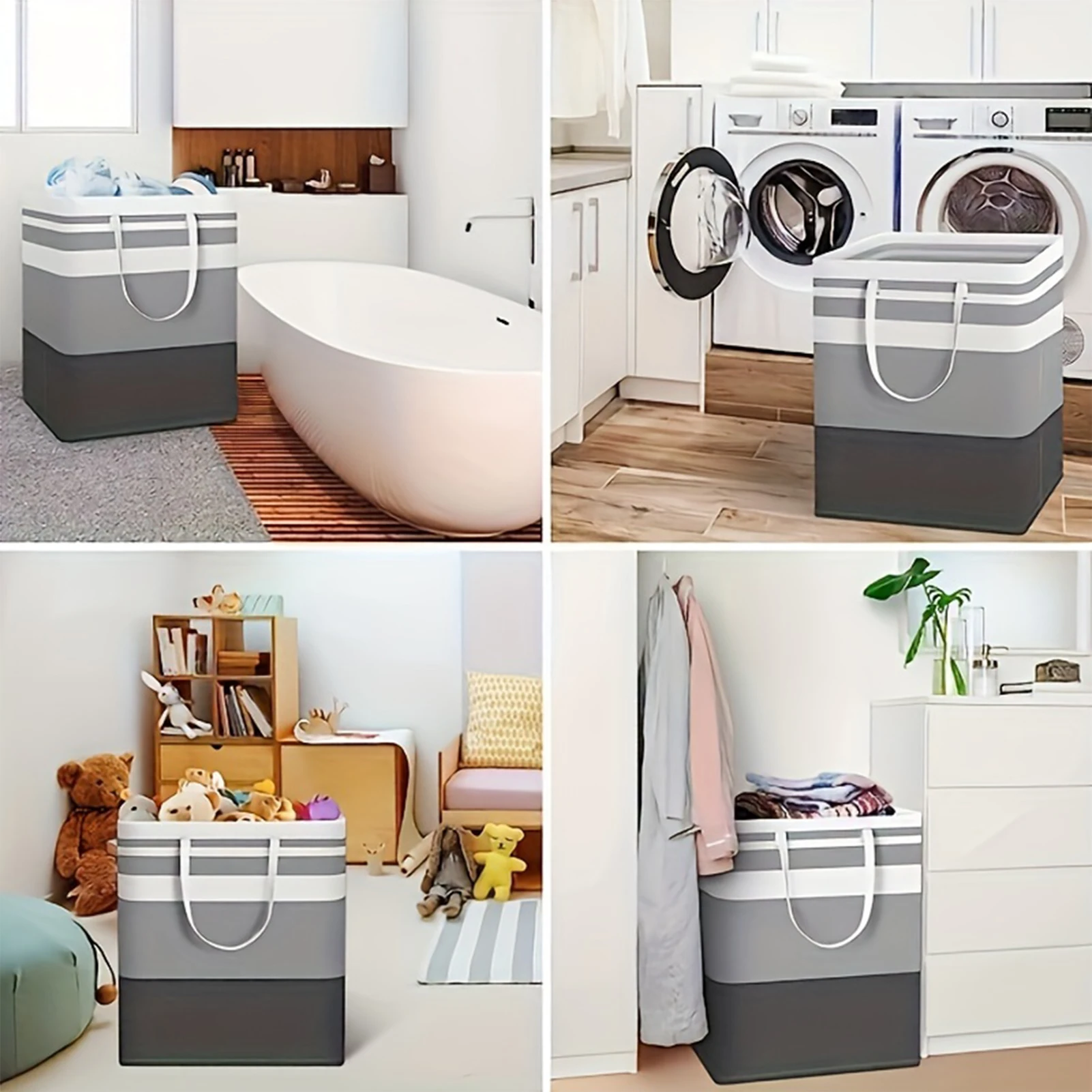 75L Large Laundry bags Baskets with Handles Durable Dirty Clothes Hamper Storage Basket for Home Dorm Hotels Laundry 2030 - Image 11