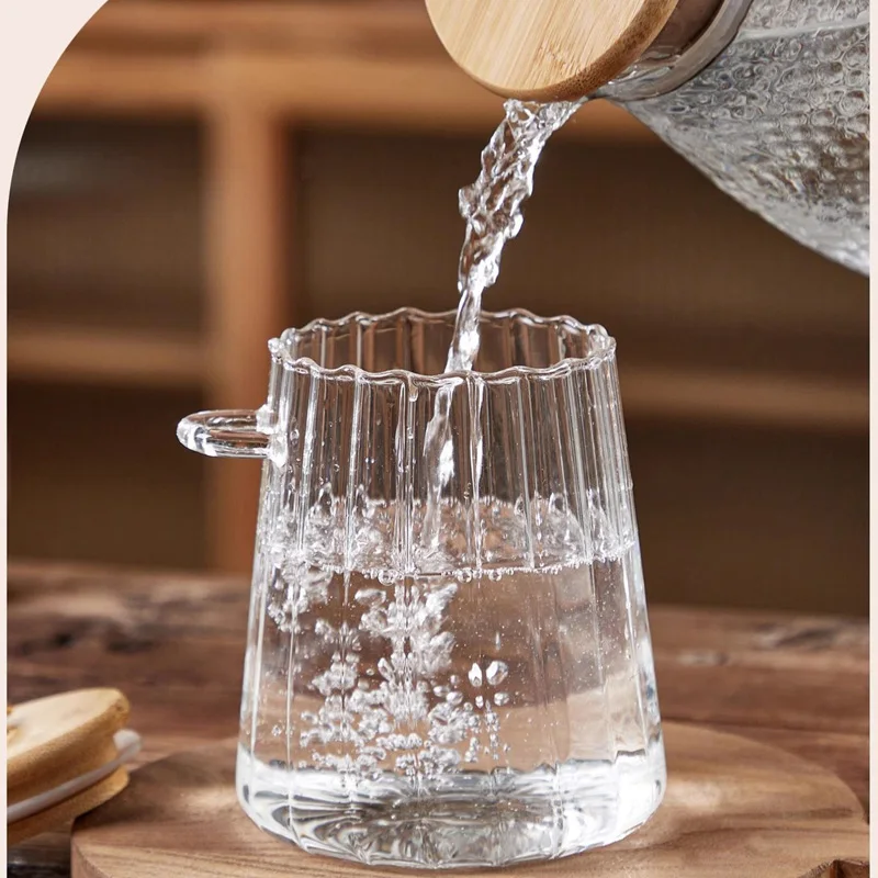 Food Container Kitchen Storage Bottles Glass Airtight Canister Grains Tea Coffee Beans Grains Candy Jars with Wood Lid and Spoon - Image 5