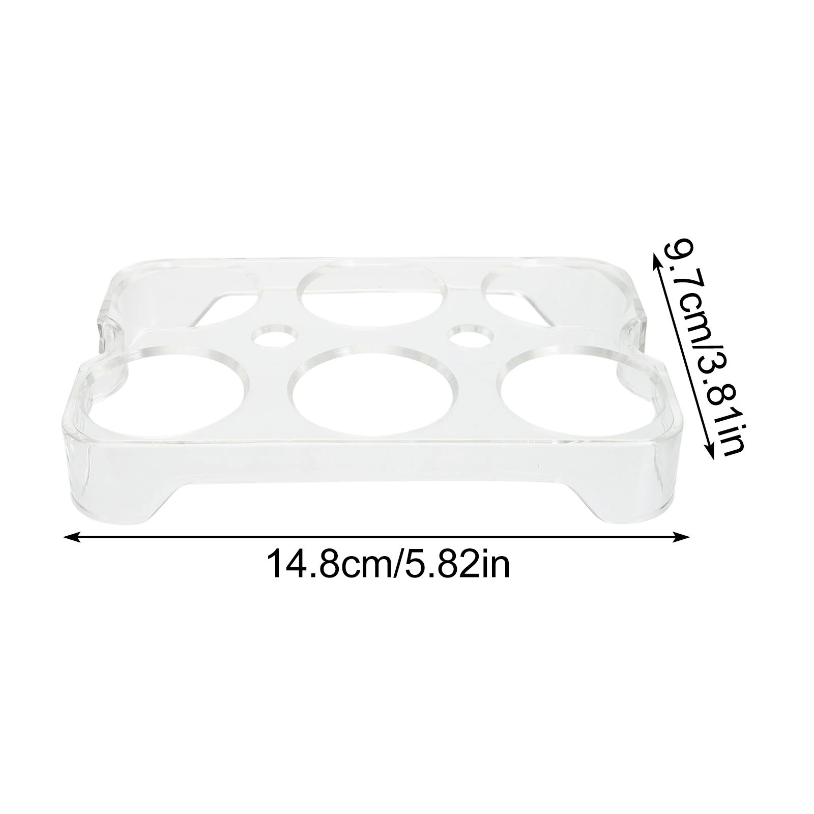 6/8grids Holder Egg Container Egg Holder for Refrigerator Egg Storage Box Egg Holder Tray Egg Storage - Image 7