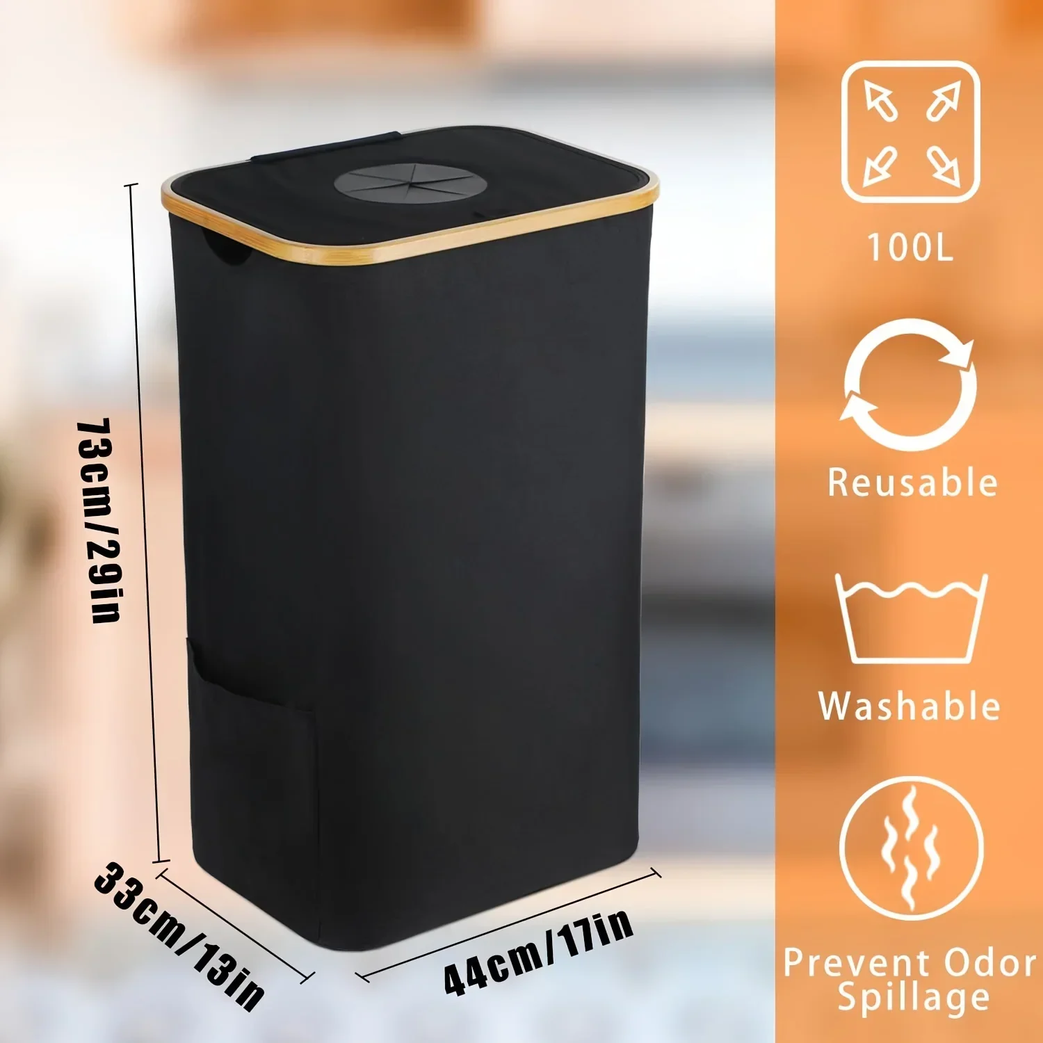 2PCS Folding Bottle Storage Basket, Recyclable Tote Bag for Home Indoor Use, Empty Bottle Organizer, Wastewater Collection Bag - Image 7