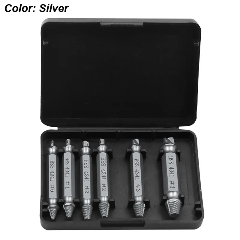 Damaged Screw Extractor Set HSS Drill Bit Stripped Broken Remover Small Easily Quickly Take Out Kit Easy Demolition Power Tools - Image 8