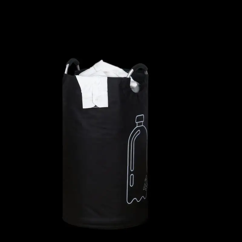 Big Space 82L Bottle Collection Basket with Comfortable Aluminum Handle, Folding Waste Bottle Storage, Recycling Bin. - Image 3