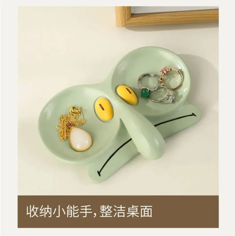 Cartoon Tray Sponges Baby Octopus Brother Glasses Frame Jewelry Box Storage Tray Decoration Cute Office Desktop Decorative Tray - Image 18