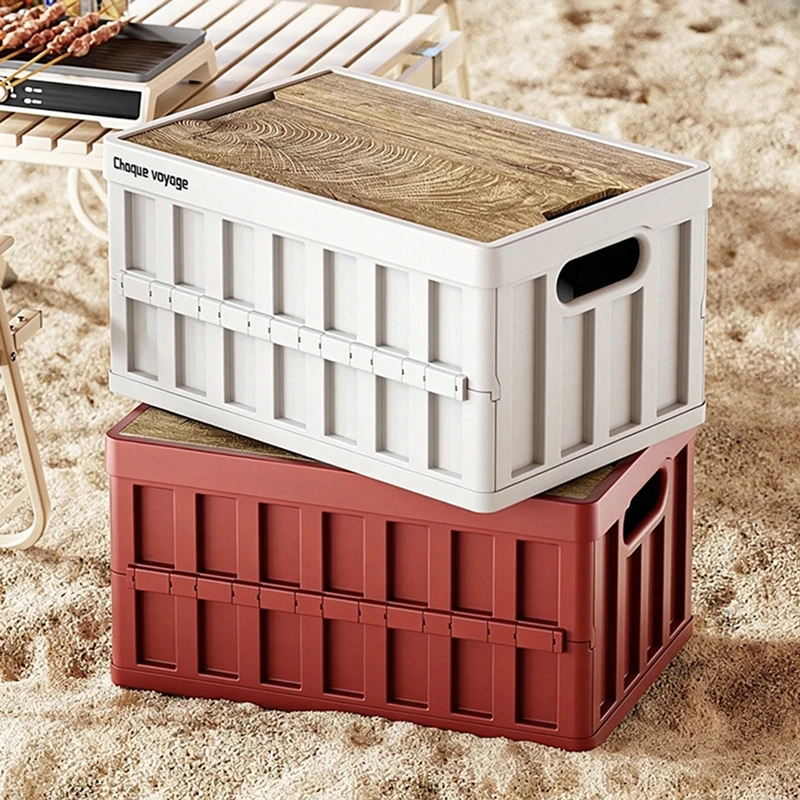 New Multi-Functional Outdoor Camping Picnic Party Storage Box Home Bedroom Organizing Folding Box Vehicle Trunk Moving Box - Image 3
