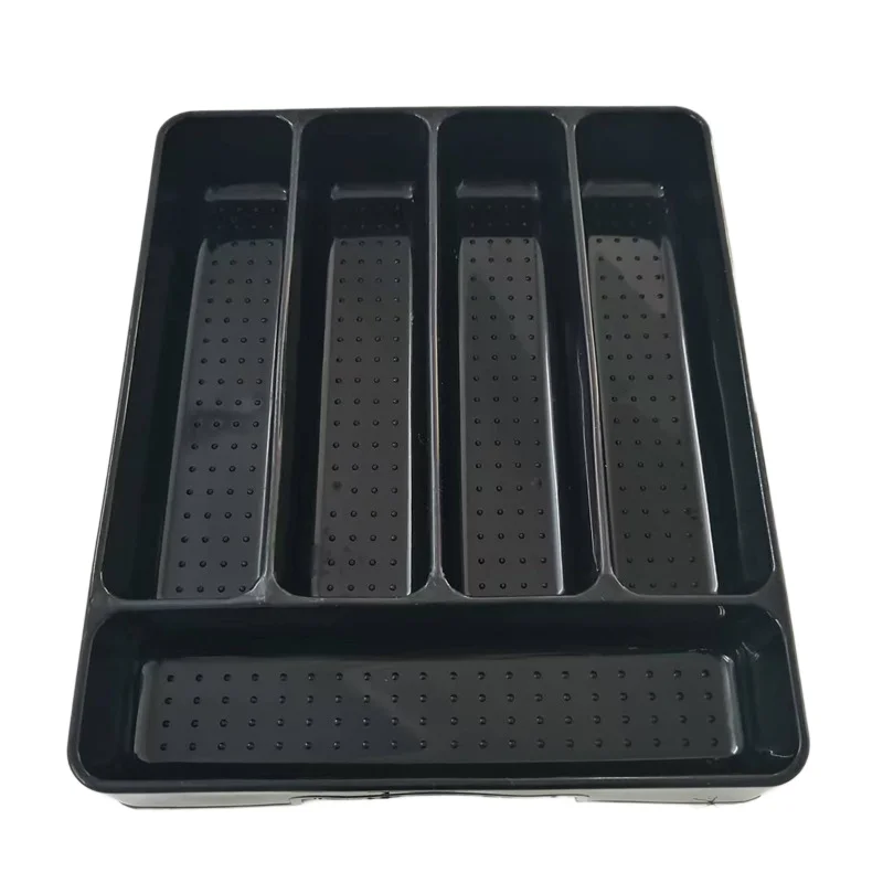 Kitchen Drawer Organizer Adjustable Divider Storage Box for Utensils Cutlery Knife Fork Spoon Chopsticks Cabinet Built In Tray - Image 7