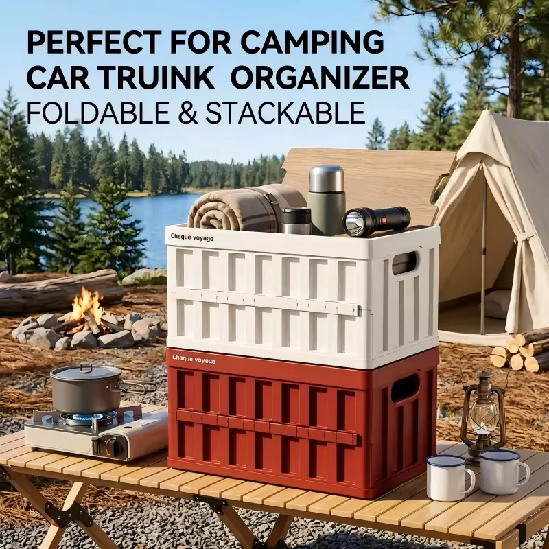 New Multi-Functional Outdoor Camping Picnic Party Storage Box Home Bedroom Organizing Folding Box Vehicle Trunk Moving Box - Image 6