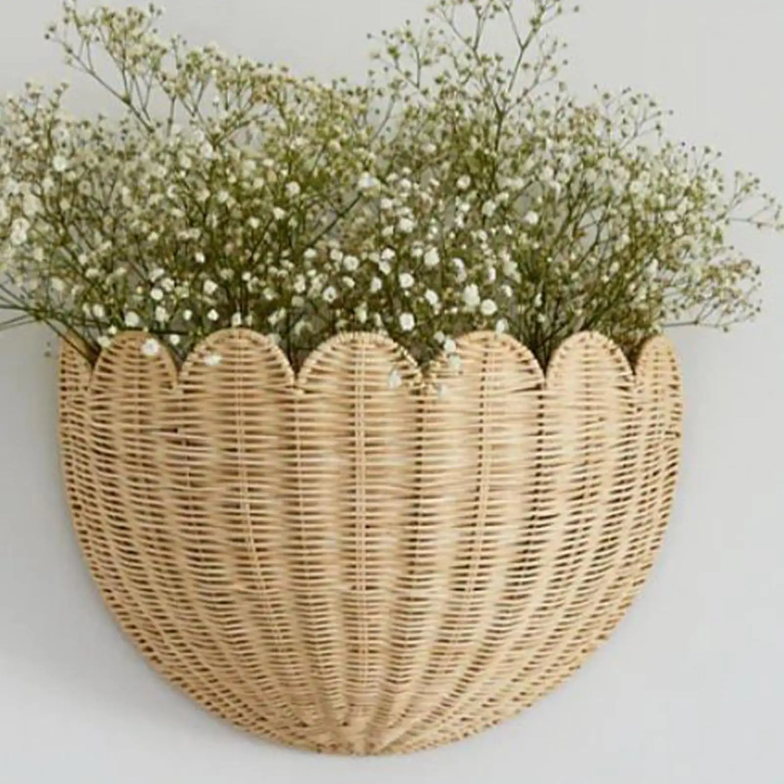 Woven Wall Hanging Basket Fruits Magazines Toys Portable Multifunctional Bin for Cabinet Farmhouse Bathroom Sundries Restaurant - Image 3