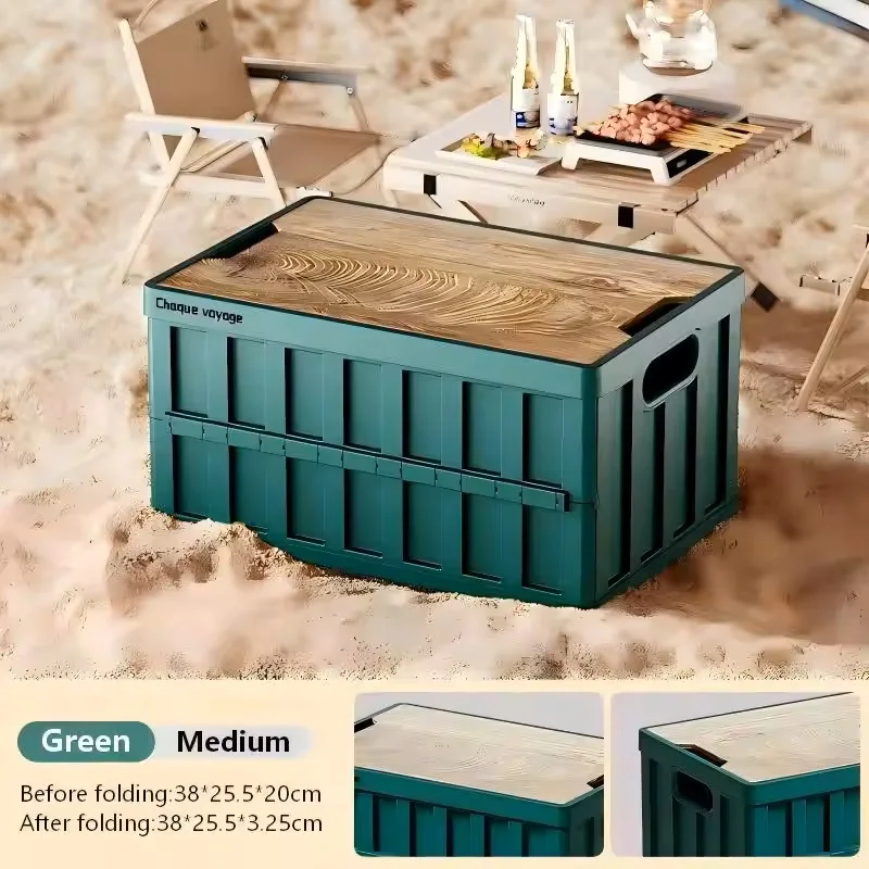 New Multi-Functional Outdoor Camping Picnic Party Storage Box Home Bedroom Organizing Folding Box Vehicle Trunk Moving Box - Image 9