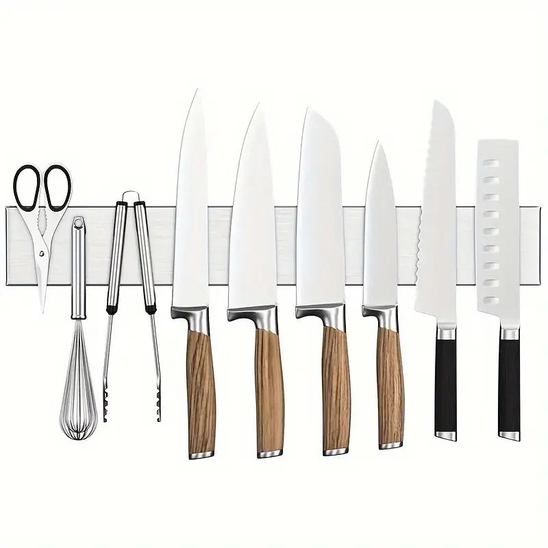 Professional Magnetic Strip Stainless Steel Magnetic Knife Holder Rack Kitchen Knife Shelf Bar 30 40 50 cm Kitchen Accessories - Image 2