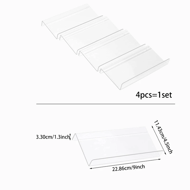 Clear Acrylic Spice Drawer Organizer,Seasoning Jars Drawers Insert,Kitchen Spice Rack Tray For Drawer (Jar Not Included) - Image 6