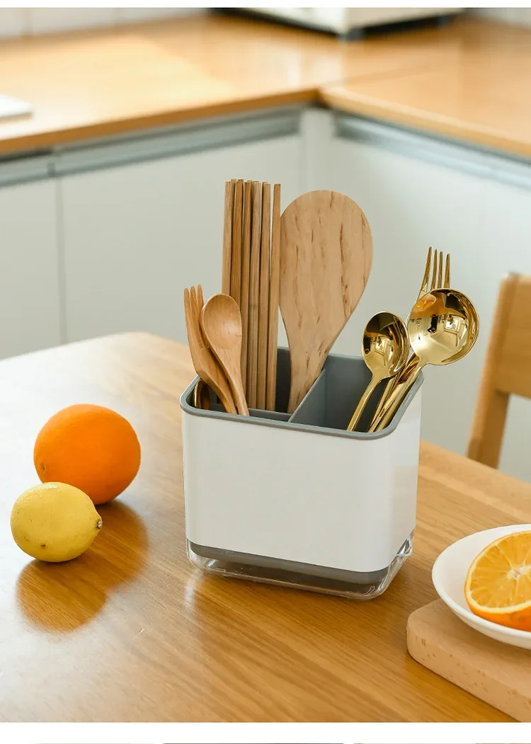 Kitchen Spoon Chopstick Storage Dish Drying Drain Basket Rack Box Drainer Cutlery Holder Shelf Organizer Home Accessories - Image 27