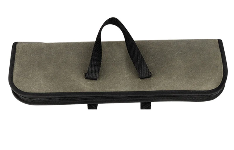 Chef Knives Storage Pouch Organizer Slicing Cleaver Carry Case Pocket Tools Professional Kitchen Knife Roll Bag 4 Slot Portable - Image 12