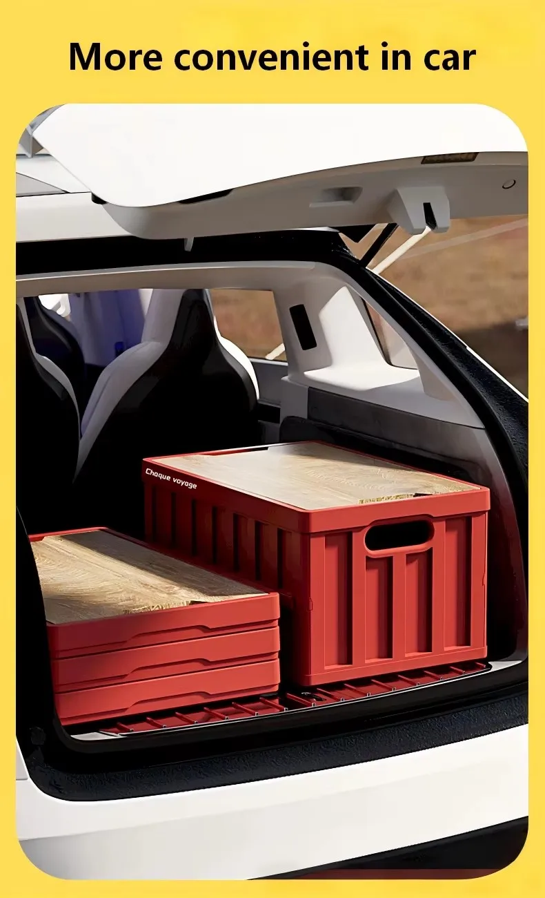 New Multi-Functional Outdoor Camping Picnic Party Storage Box Home Bedroom Organizing Folding Box Vehicle Trunk Moving Box - Image 23