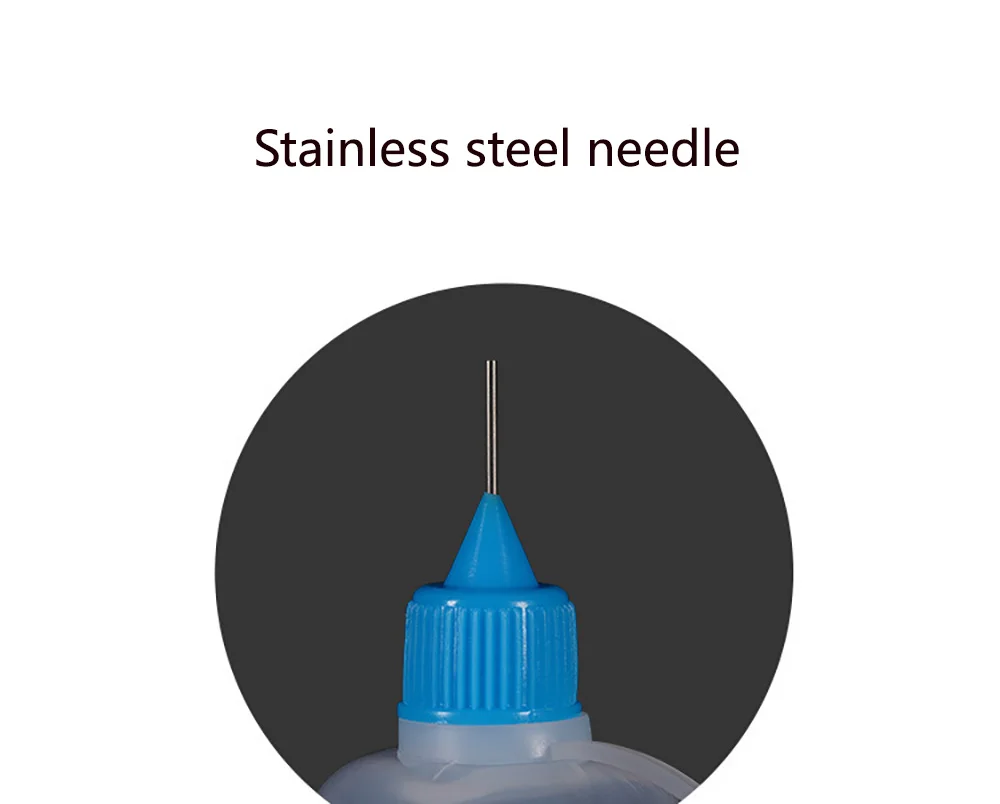 5ml 10ml 20ml 30ml 100ml 120ml PE Plastic Squeezable Tip Applicator Bottle Refillable Dropper with Needle Tip Caps Oil Bottles - Image 5