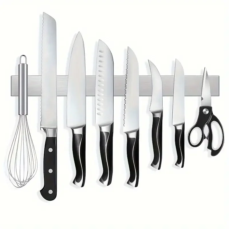 Professional Magnetic Strip Stainless Steel Magnetic Knife Holder Rack Kitchen Knife Shelf Bar 30 40 50 cm Kitchen Accessories