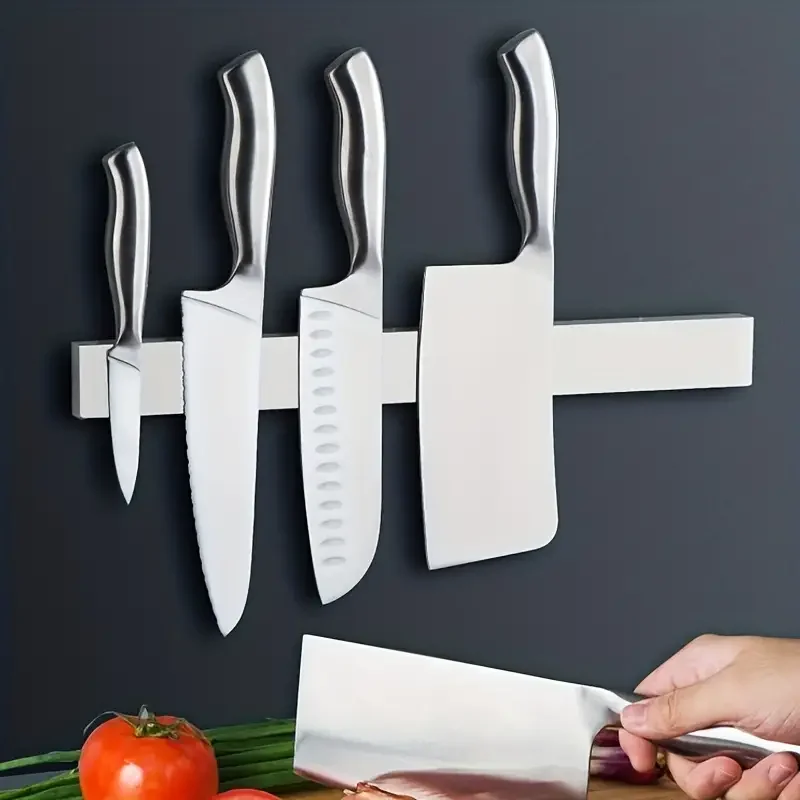 Professional Magnetic Strip Stainless Steel Magnetic Knife Holder Rack Kitchen Knife Shelf Bar 30 40 50 cm Kitchen Accessories - Image 3
