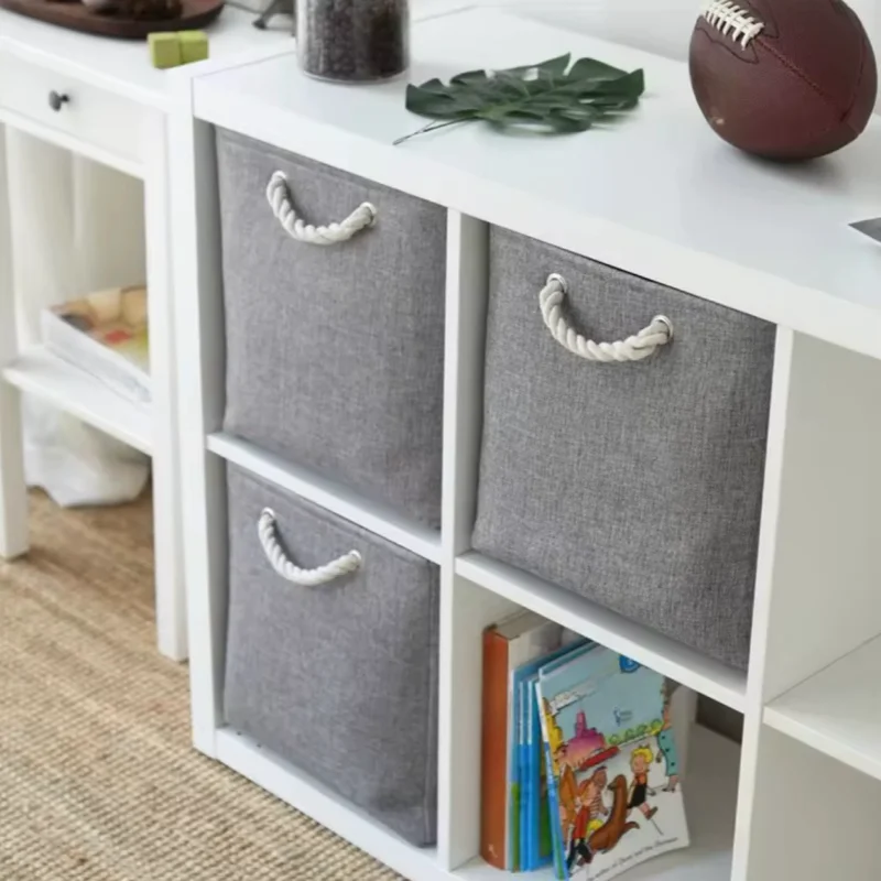 Portable fabric clothing storage box toy storage dust-proof clothing organization storage box finishing box - Image 6