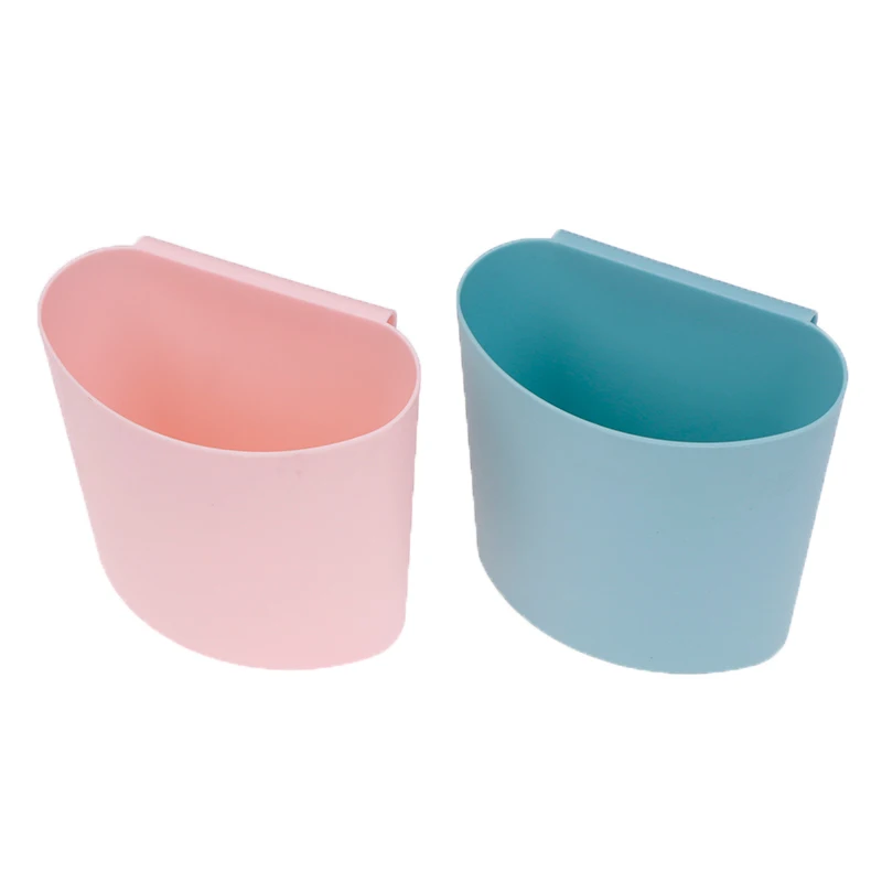 Household Back Hanging Plastic Storage Basket Kitchen Bathroom Mini Organizers Small Things Portable Storage Box Container - Image 5