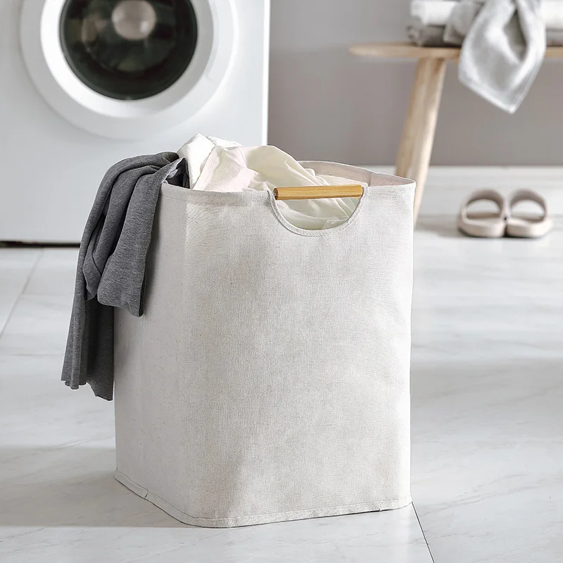 Large Capacity Laundry Storage Dirty Clothes Storage Basket with Handle Hamper Collapsible Laundry Basket Bathroom Accessories - Image 4
