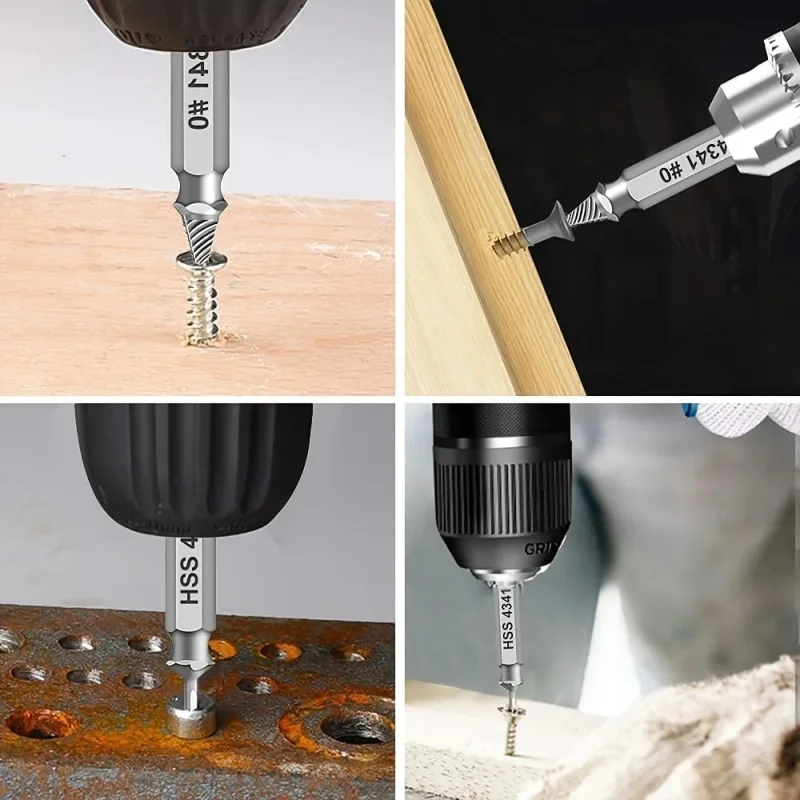 Damaged Screw Extractor Set HSS Drill Bit Stripped Broken Remover Small Easily Quickly Take Out Kit Easy Demolition Power Tools - Image 10
