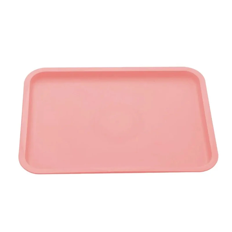 1pc Rectangular Pallet Nordic Multiple Colors Plastic Storage Tray Food Bread Pan Hotel Service Kitchen Fruit Dessert Tray - Image 7
