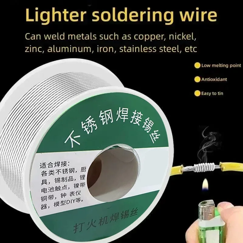 0.8mm 1.0mm 20g 50g 100g Soldering Tin Wire Tin Melt Rosin Core Solder Soldering Wire Roll No-clean FLUX 2.0% - Image 4