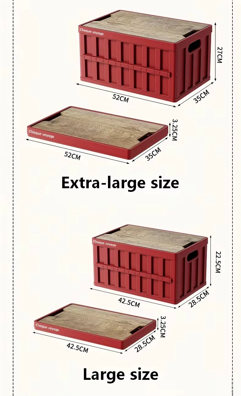 New Multi-Functional Outdoor Camping Picnic Party Storage Box Home Bedroom Organizing Folding Box Vehicle Trunk Moving Box - Image 24
